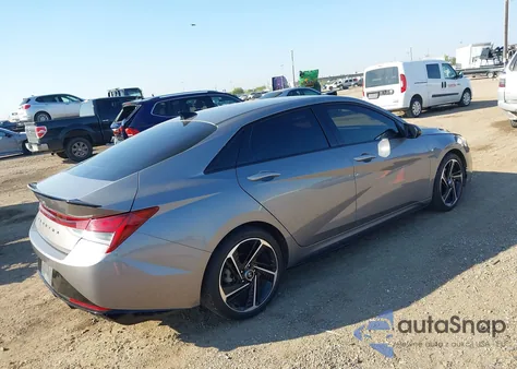 2023 Hyundai Elantra N Line из США, поврежденный, VIN KMHLR4AF0PU629673